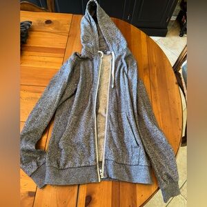 Divided unisex small grey zip up hoodie